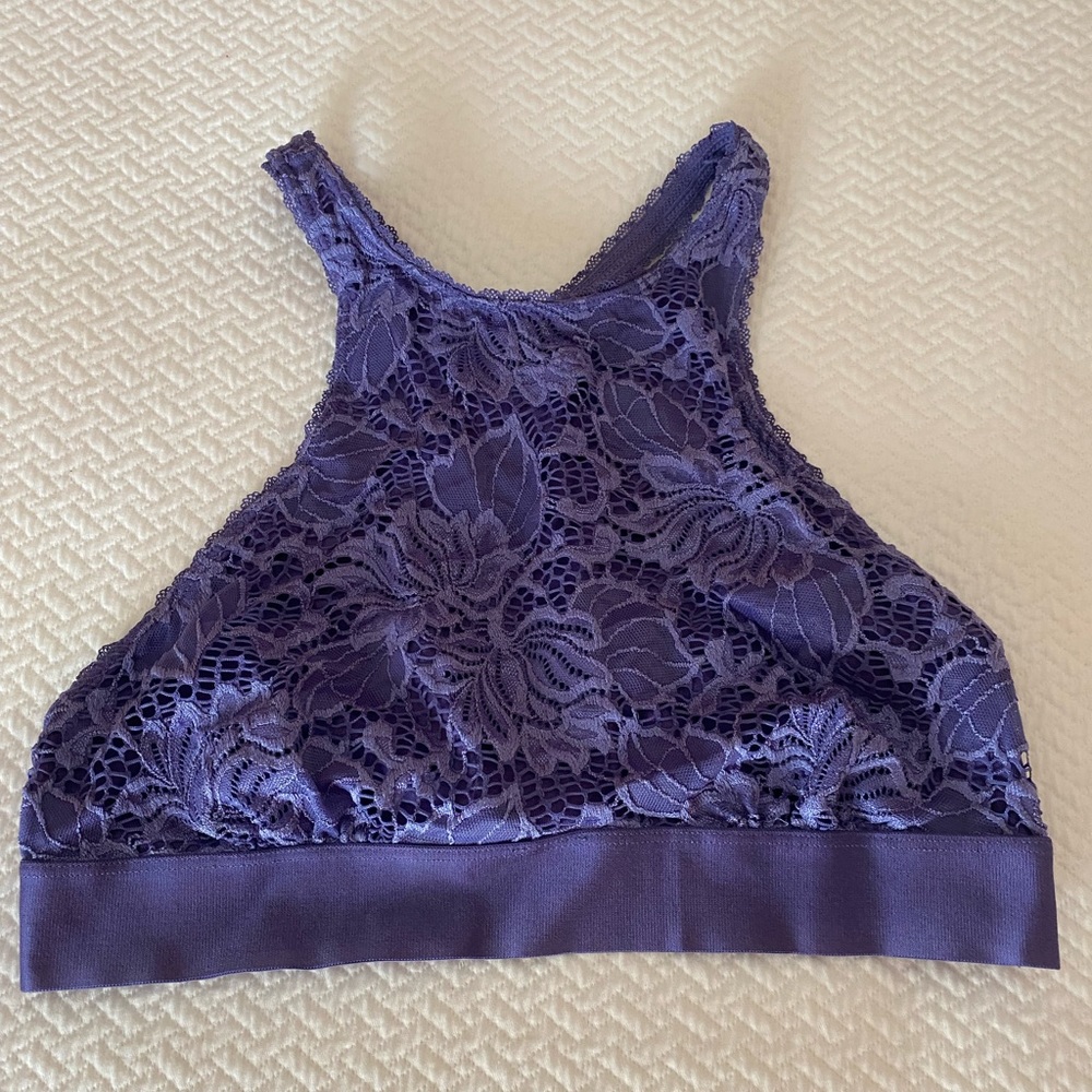 Urban Outfitters high neck lace bralette